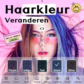 Foto-editor - Gezichtsmake-up screenshot