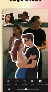 Fotocollagemaker, PIP-raster screenshot