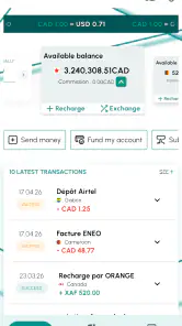 @fric Remit Transfert d'argent screenshot