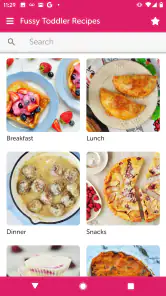 Fussy Toddler Recipes screenshot