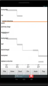 Gantt Chart – WBS Planner screenshot