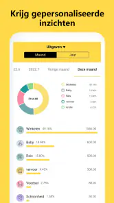 Geldmanager:Uitgaven bijhouden screenshot
