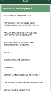 Geriatrics At Your Fingertips screenshot