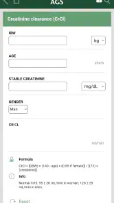 Geriatrics At Your Fingertips screenshot