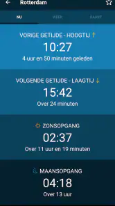 Getijden in de buurt screenshot