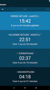 Getijden in de buurt screenshot