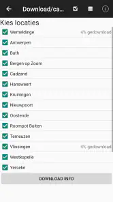 Getijdentabel screenshot