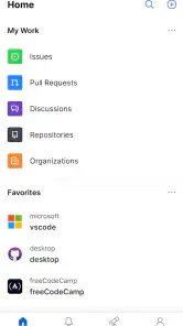GitHub screenshot