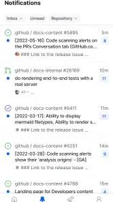 GitHub screenshot