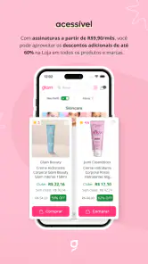 glam: beleza em primeiro lugar screenshot