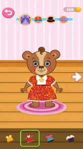 Glitter Dress Coloring Game screenshot
