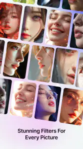 Glowy Beauty Cam: Photo Editor screenshot