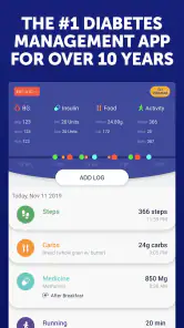 Glucose Buddy Diabetes Tracker screenshot