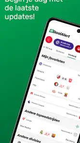 GoalAlert - Voetbal Scores screenshot