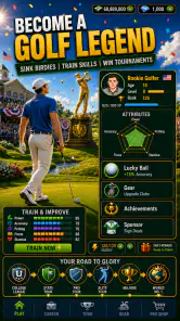 Golf Rising Star : Career Sim screenshot