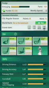 Golf Rising Star : Career Sim screenshot
