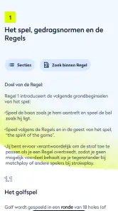 Golfregels 2023 screenshot