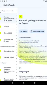 Golfregels 2023 screenshot