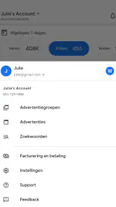 Google Ads screenshot