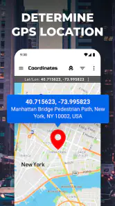 GPS coördinaten Kaart screenshot