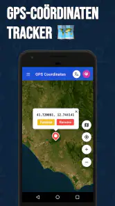 GPS Coördinaten Tracker screenshot