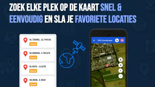 GPS Coördinaten Tracker screenshot