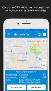 GPS-Locatie Opslag screenshot