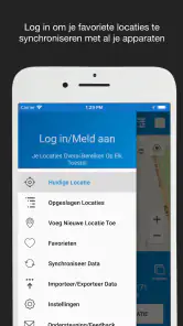 GPS-Locatie Opslag screenshot