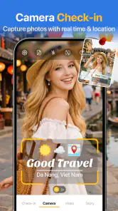 GPS Map Travel Camera screenshot