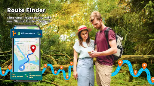 GPS Map Voice Navigation Route screenshot