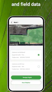 GPS-navigatie voor tractoren screenshot