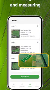 GPS-navigatie voor tractoren screenshot