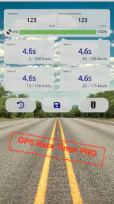 GPS Race Timer screenshot