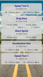 GPS Race Timer screenshot
