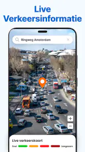 GPS-satelliet kaart navigatie screenshot