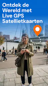GPS-satelliet kaart navigatie screenshot