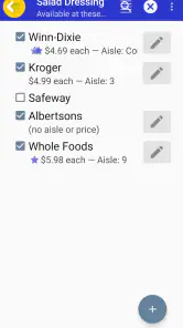 Grocery List App - rShopping screenshot