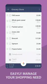 Grocery Shopping List -BudList screenshot