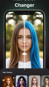 Kapsel & Baard: Haarkleur AI screenshot