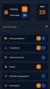 HACCP app Bureau de Wit screenshot