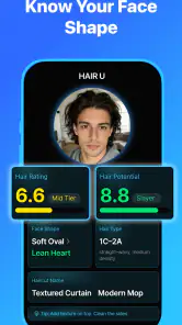 HAIR U: AI Haircut Scanner screenshot