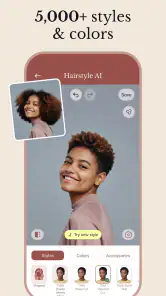 Hairstyle & Hair Color Changer screenshot