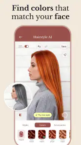 Hairstyle & Hair Color Changer screenshot