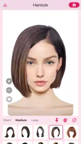 AI Hairstyle Try On・Wigs・Bangs screenshot