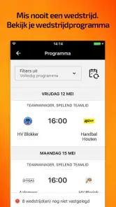 HandbalNL screenshot