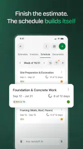 Handoff Construction Estimator screenshot