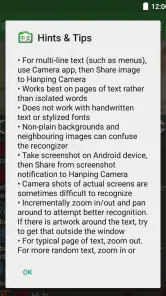 Hanping Chinese Camera OCR screenshot