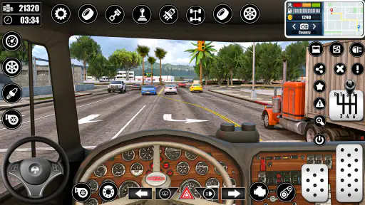 Heavy Truck Driving Cargo Game screenshot