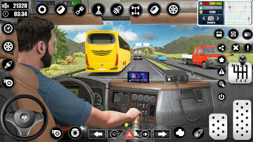 Heavy Truck Driving Cargo Game screenshot