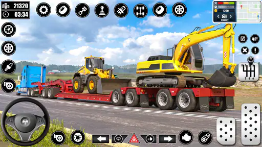 Heavy Truck Driving Cargo Game screenshot